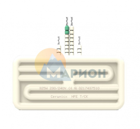 Керамический инфракрасный излучатель HFE 0.15 кВт/230 В; 122 × 60 мм; Провод 100 мм; с термопарой