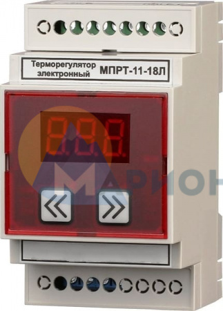 Терморегулятор МПРТ-11-18Л 1 кВт с датчиком температуры (DIN, цифровое уп-ие, защита от сухого хода)